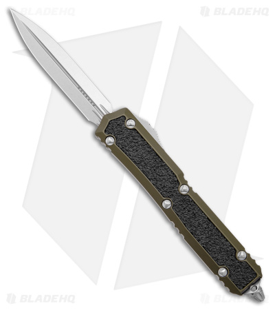 Microtech Makora Signature D/E OTF Automatic Knife OD Green (3.4" Stonewash)