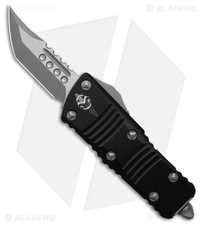 Microtech Mini Troodon Hellhound SS OTF Automatic Knife Black (1.9