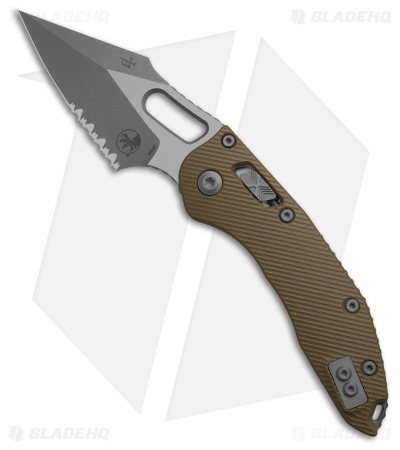 Microtech Stitch Ram-Lok Knife Fluted OD Green G-10 (3.75" Apocalyptic Serr)