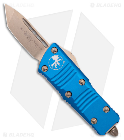 Microtech Troodon Mini T/E CA Legal OTF Auto Blue (1.9