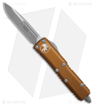 Microtech UTX-85 S/E OTF Automatic Knife Tan (3.125" Apoc) 231-10APTA