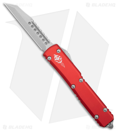 Microtech Ultratech Warhound Signature Series OTF Automatic Knife Red (3.4" SW)