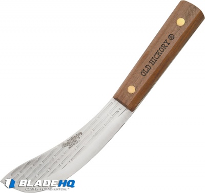 Old Hickory Skinner Wood Fixed Blade Knife - Brushed Plain
