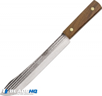 Old Hickory Fixed Blade Butcher Knife Brown Wood (10