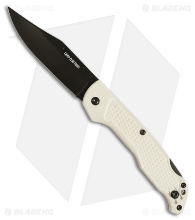 Ontario Camp Plus EDC Lockback White Nylon (3.38" Black)