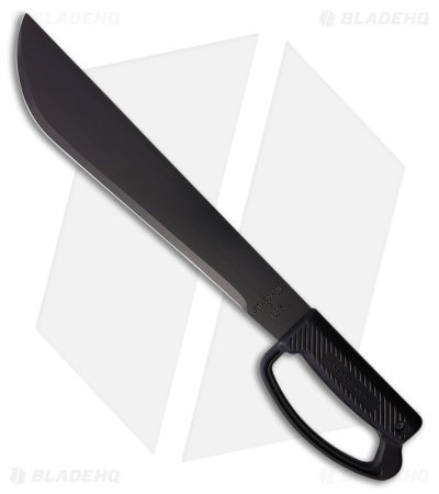 Ontario Camper Fixed Blade Machete Black D-Handle (Black 12.50