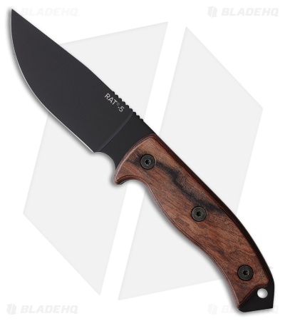 Ontario RAT-5 Adventurer Fixed Blade Brown Wood (5.00