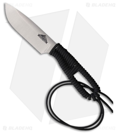 Ontario Hunt Plus Fixed Blade Drop Point Black Cord Wrapped (4.25