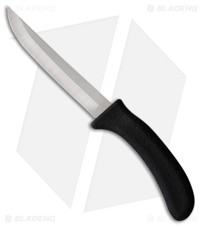 Ontario Poultry Fixed Blade Knife Black Plastic (6.00
