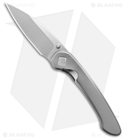 Ocaso Seaton Liner Lock Knife Bead Blast Stainless Steel (2.8" Satin) 42SLS