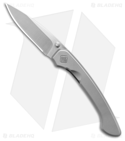 Ocaso Seaton Mini Liner Lock Knife Bead Blast Stainless Steel (2.3" Satin) 42SMS
