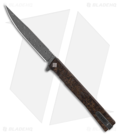 Ocaso Solstice Frame Lock Knife Fat Carbon Dark Matter Bronze (3.5