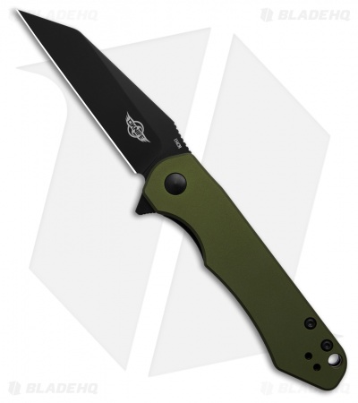 Olight Freeze Liner Lock Knife OD Green Aluminum(3.25" Black 154CM)
