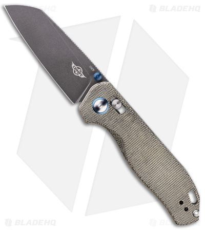 Olight Rubato 2 Rail Lock Knife OD Micarta (3" Black)