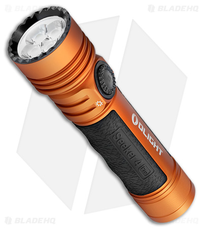 Olight Seeker 4 Pro Rechargeable High Power Flashlight Orange (4600 Lumens)