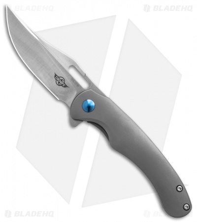 Olight Oknife Splint Frame Lock Knife Titanium (3" Satin S35VN)