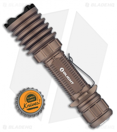 Olight Warrior X Pro Flashlight Desert Tan (2100 Lumens) - Blade HQ