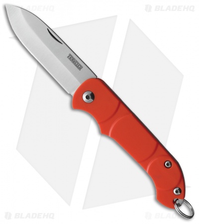 Ontario Knife Company Traveler Slip Joint Knife Red Polymer (2.25" Satin)