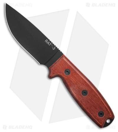 Ontario RAT-3  Fixed Blade Knife Laminated Wood (3.9