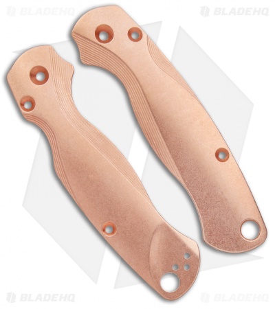 Flytanium Custom Copper Lotus Scales for Spyderco Paramilitary 2