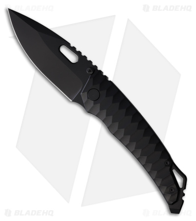 PMP Knives Ares Frame Lock Knife Black Sculpted Titanium (3.75