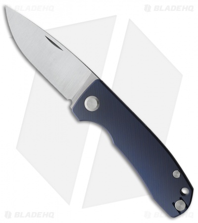 PMP Knives Harmony Slip Joint Knife Blue Titanium (3