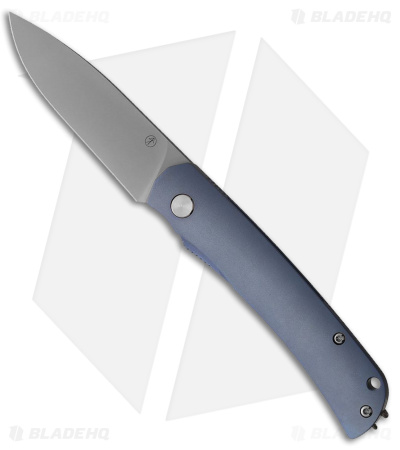 PMP Knives User II Frame Lock Knife Blue Titanium (3