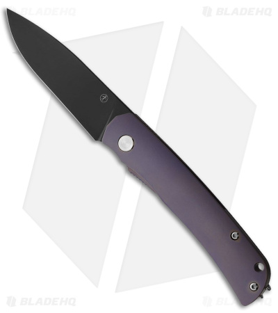 PMP Knives User II Frame Lock Knife Purple/Copper Titanium (3