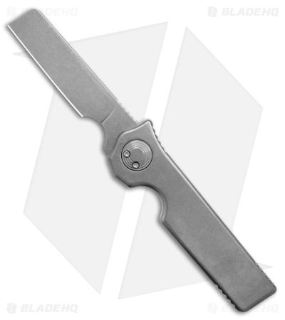 Paragon Krazor Gravity Knife Black Aluminum (4" Stonewash)