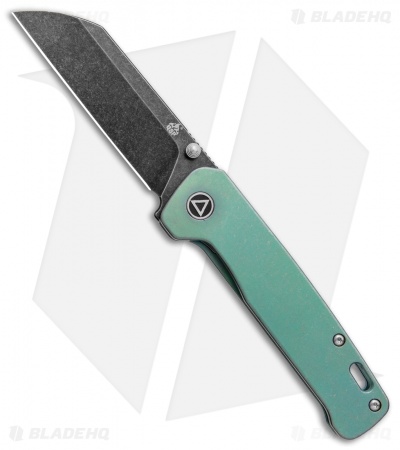 QSP Penguin Frame Lock Knife Green Titanium (3.1