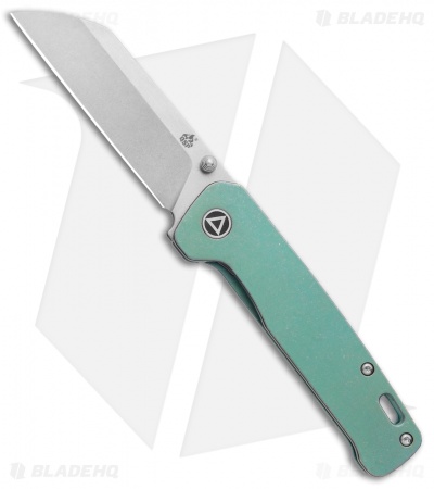 QSP Penguin Frame Lock Knife Green Titanium (3.1