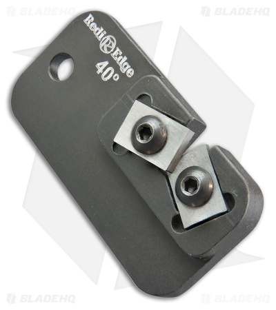 Redi Edge Dog Tag 40 Degree Pull Through Sharpener Black - RE34025