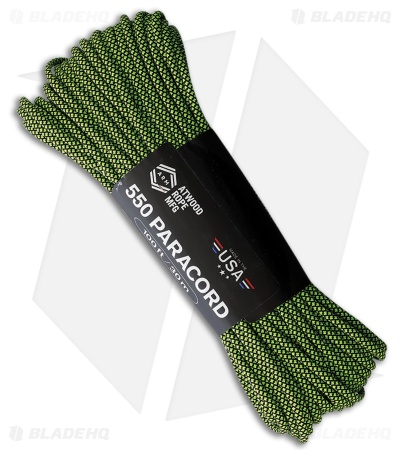 Atwood Rope MFG Parachute Cord Diamond Black