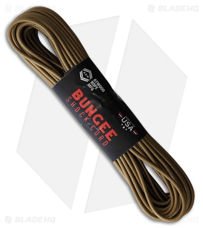 Atwood Rope MFG Bungee Shock Cord 50ft Tan