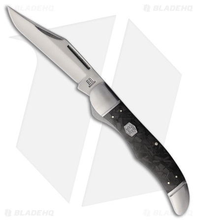 Rough Ryder Locking Folding Hunter Black Carbon Fiber (3.50" Satin)