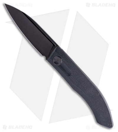 Real Steel Stella EDC Urban Slip Joint Knife Lux Black G-10 (3" Black) RS7041Z1