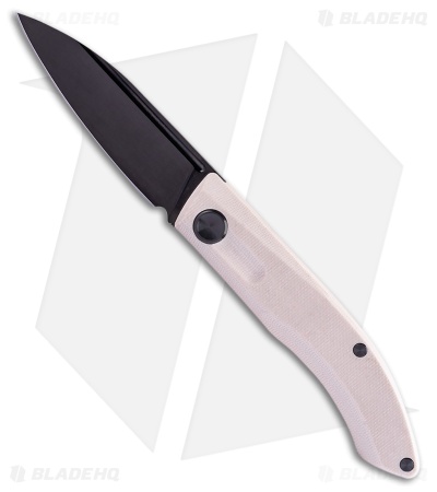 Real Steel Stella EDC Urban Slip Joint Knife Lux White G-10 (3