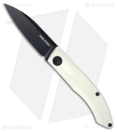 Real Steel Stella Slip Joint Knife White G-10 (3" Black VG10)