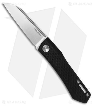 Real Steel Solis Lite Slip Joint Knife Black G-10 (2.9" Satin D2)