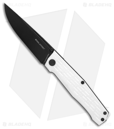 Real Steel Rokot Liner Lock Knife White G-10 (3.6