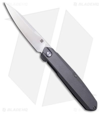 Real Steel S5 Metamorph Compact Frame Lock Knife Textured Titanium (3" Satin)