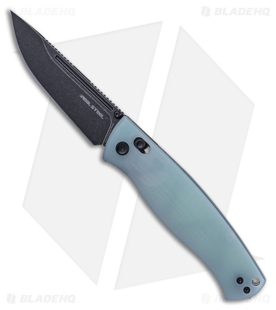 Real Steel Pathfinder Crossbar Lock Knife Natural G-10 (3.75" Black) RS7851NB