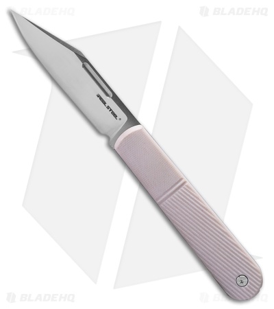 Real Steel Barlow RB5 Slip Joint Knife Ivory G-10 (2.75" Satin) RS8022I