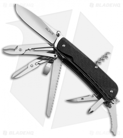 RUIKE Criterion Collection L51 Large Multi-Tool Knife Black (Satin)