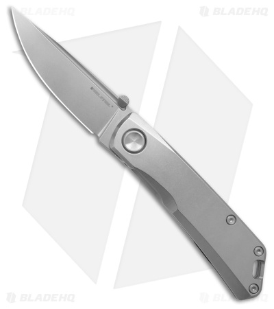Real Steel Luna Eco Frame Lock Knife Gray Stainless Steel (2.8" Stonewash)