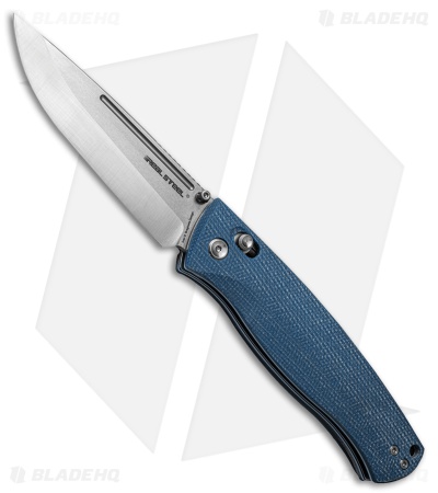Real Steel Pathfinder Crossbar Lock Knife Denim Micarta (3.83