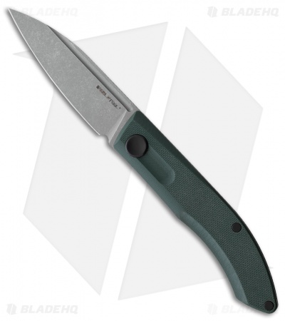 Real Steel Stella EDC Urban Slip Joint Knife Green G-10 (3" Gray SW)