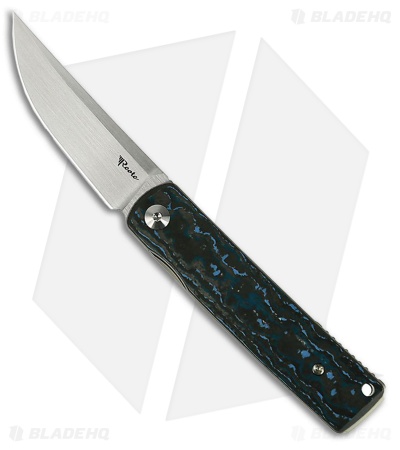 Reate Bushido Liner Lock Knife Titanium + Arctic Storm FatCarbon (2.8