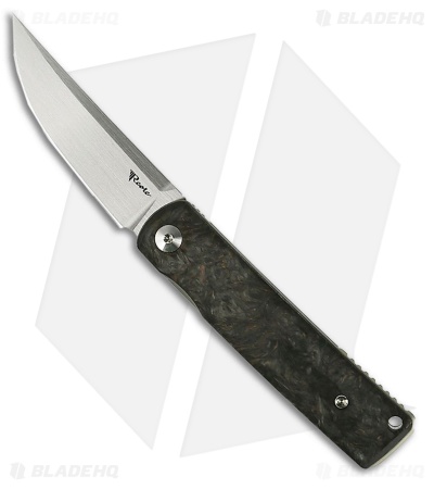 Reate Bushido Liner Lock Knife Titanium + Dark Matter Copper FC (2.8" Satin)
