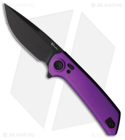 Reate PL-XF Pivot Lock Knife Purple Aluminum (3.4" Black PVD)